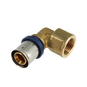 Alu-pers kniekoppeling 20x3/4''BN (Bonfix)
